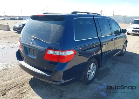 2006 Honda Odyssey Ex z USA, uszkodzony, nr VIN 5FNRL38496B089200